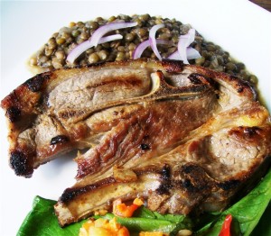 Spicy Lamb with Braised Lentils - Quirky Cooking