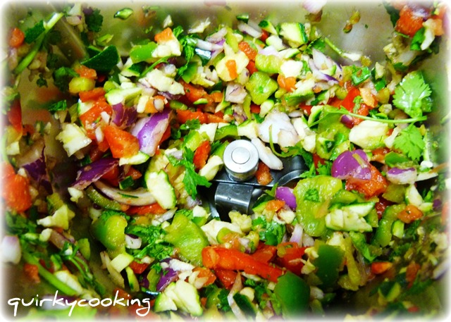 Tex-Mex Raw Corn Salad - Quirky Cooking