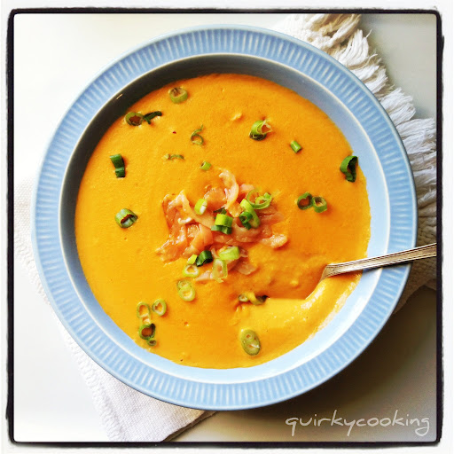 Creamy Smoked Salmon Soup - Quirky Cooking
