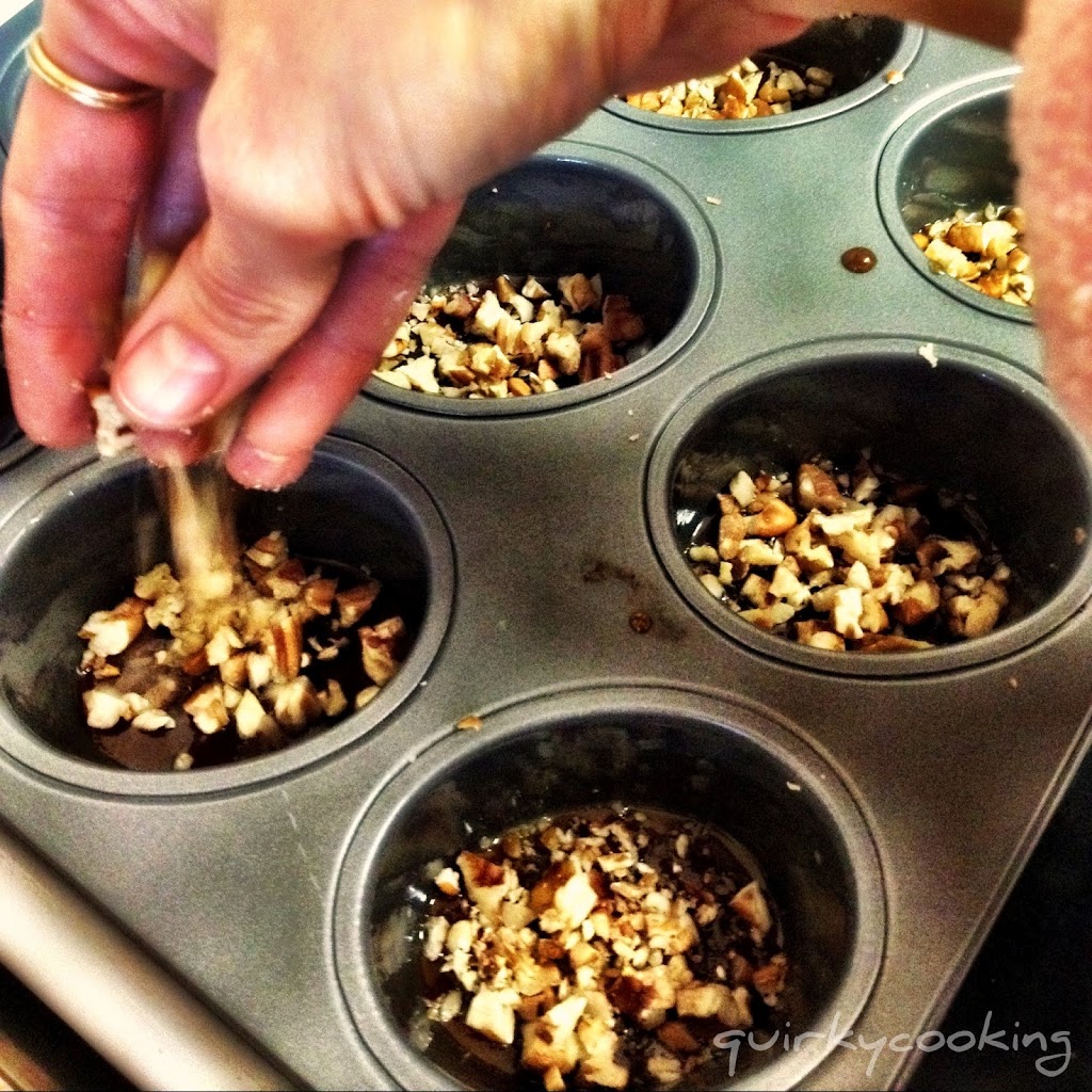 Sticky Pecan Muffins - Quirky Cooking