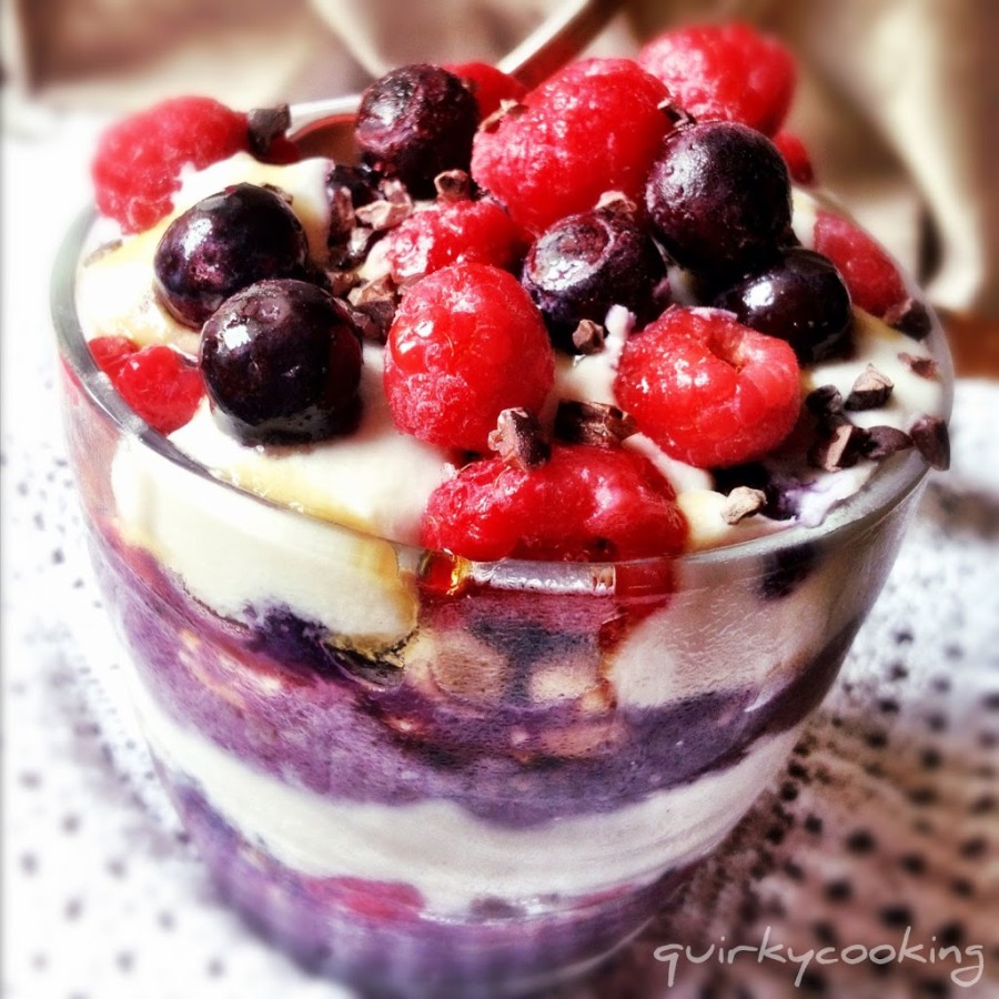 Layered Maqui Chia Pudding - Quirky Cooking 