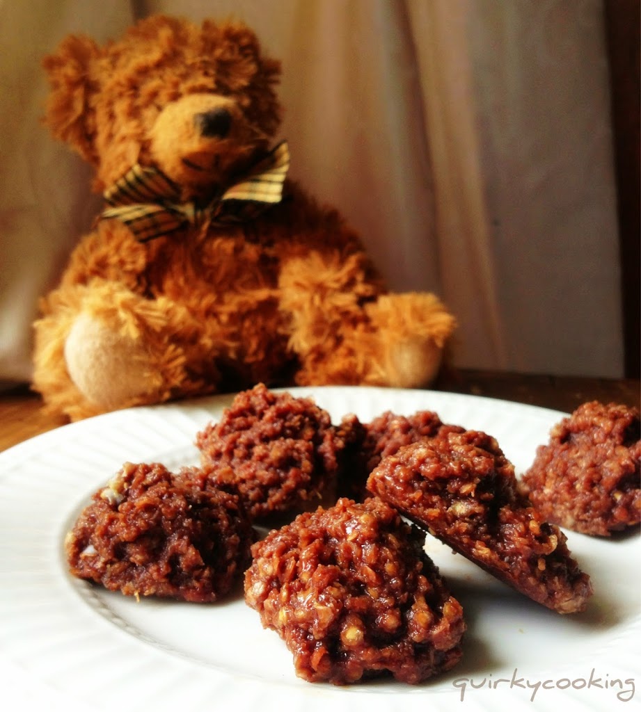 Chocolate No-Bake Cookies - Quirky Cooking