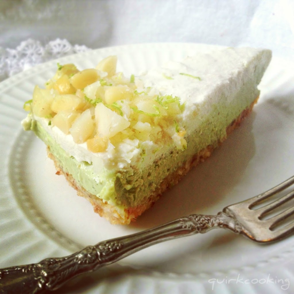 raw macadamia lime cheesecake - quirky cooking