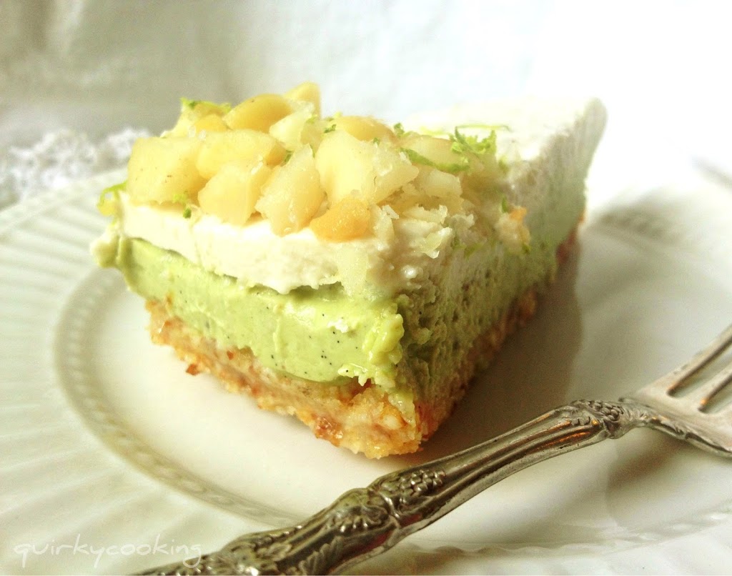raw macadamia lime cheesecake - Quirky Cooking