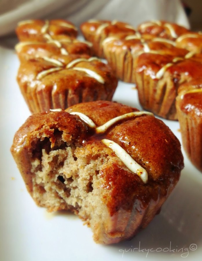 Gluten Free & Dairy Free Hot Cross Buns - Quirky Cooking