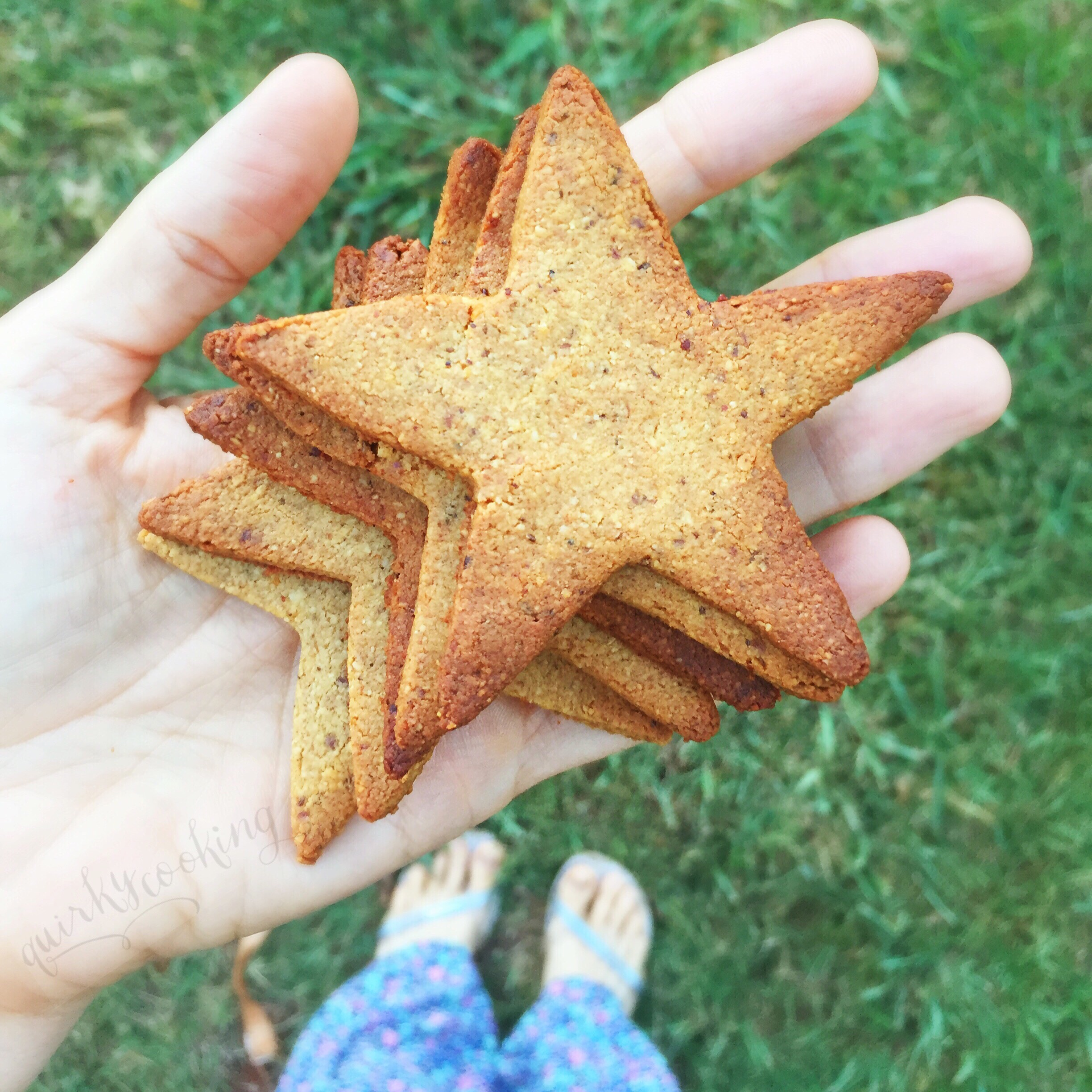 Grain Free Gingerbread Stars, Quirky Cooking