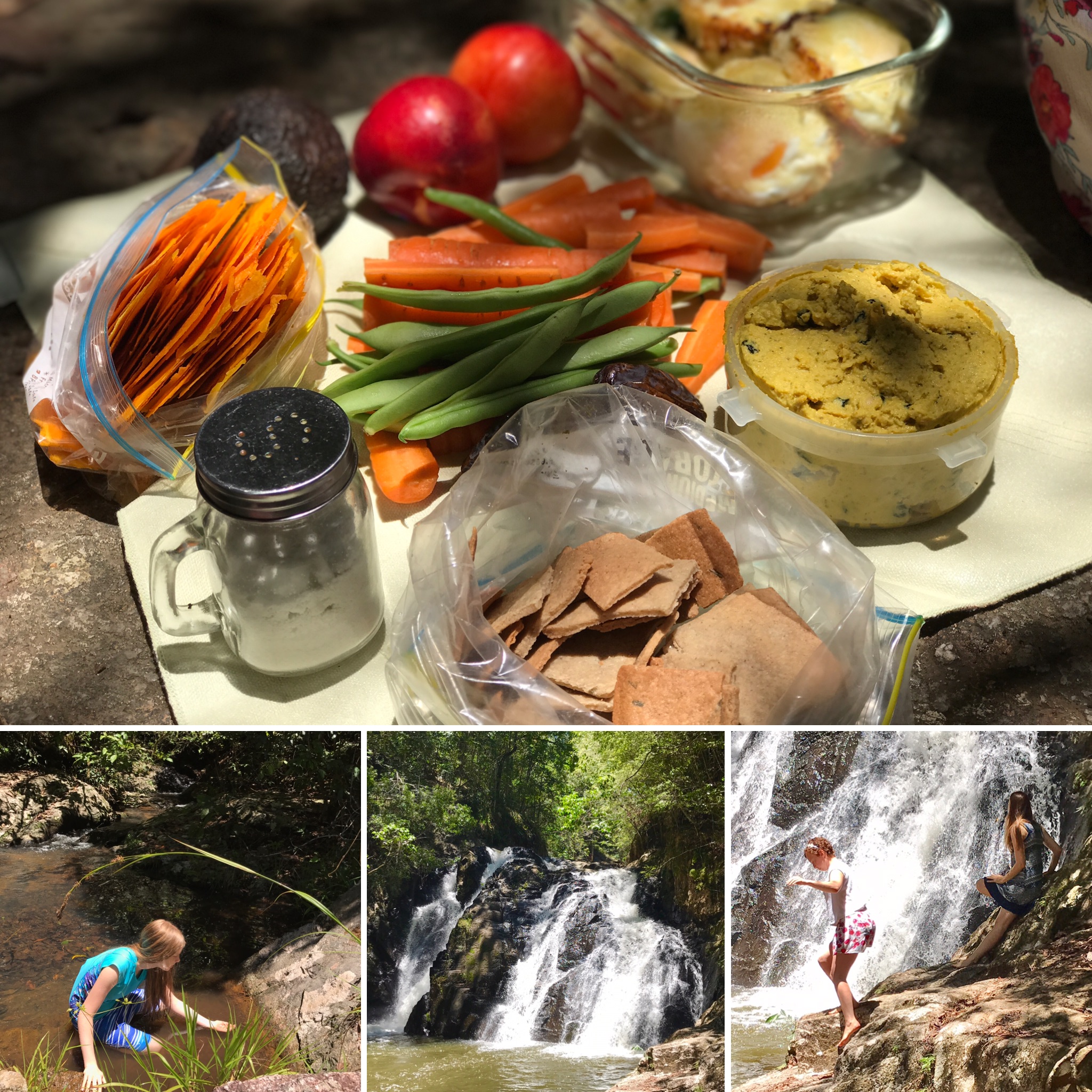 Waterfall picnic, Quirky Cooking