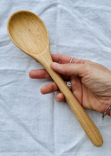 Quirky Cooking Hand~Crafted Wooden Spoon