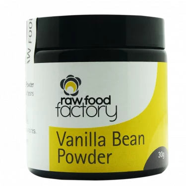 Vanilla Bean Powder 30g, Raw Food Factory. Quirky Cooking.