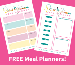 Quirky Cooking Meal Planners